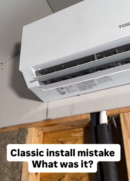 Ductless Wall Unit Installation