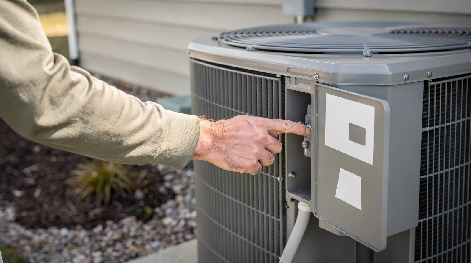 Resetting a heat pump often involves turning off the system at the thermostat