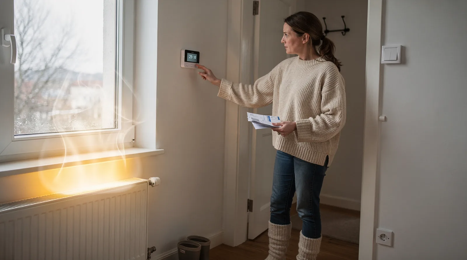 Rising energy costs without a change in heating habits point directly to a system losing