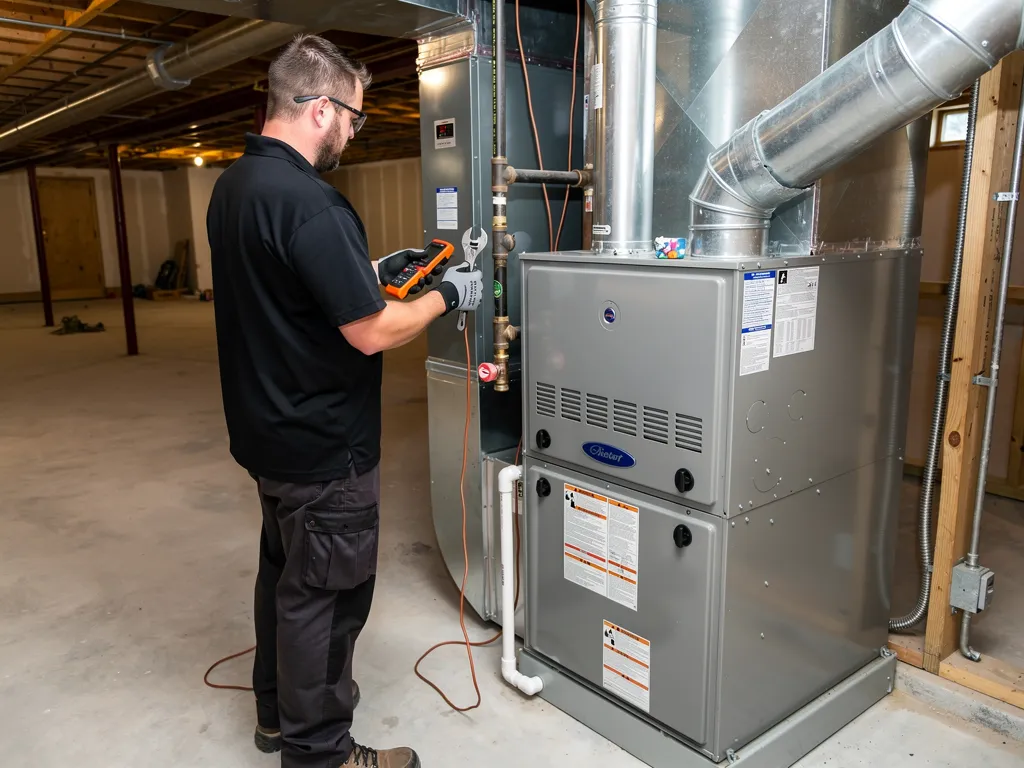 A furnace installation on Cape Cod follows a structured sequence of steps designed to maximize