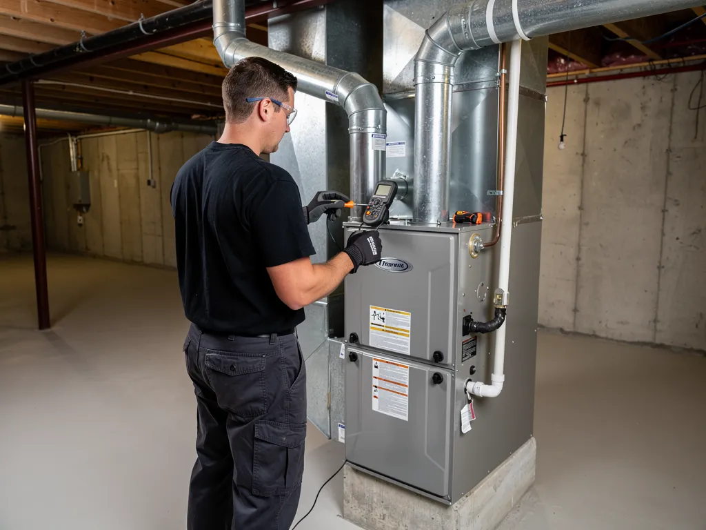 A standard furnace installation on Cape Cod takes a full workday. A professional two-person crew